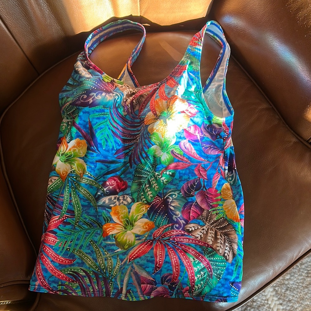 Colorful Women's Tankini Top.